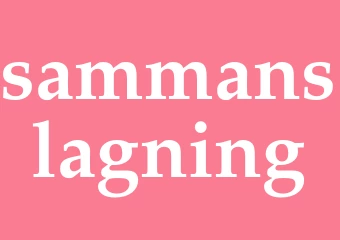 Synonym sammanslagning
