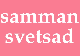 Synonym sammansvetsad