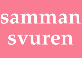 Synonym sammansvuren