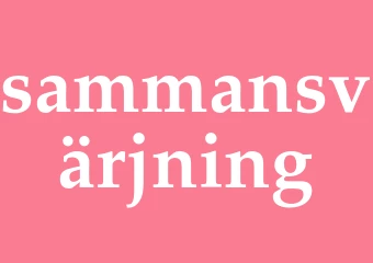 Synonym sammansvärjning