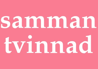 Synonym sammantvinnad