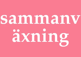 Synonym sammanväxning