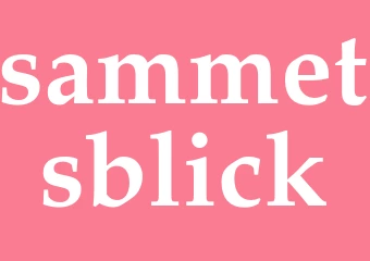 Synonym sammetsblick