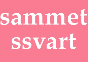 Synonym sammetssvart