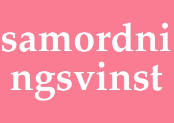 Synonym samordningsvinst