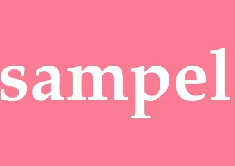 Synonym sampel