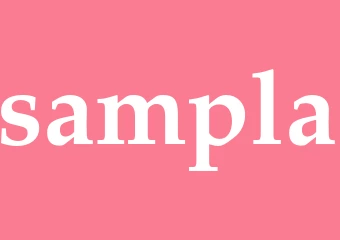 Synonym sampla