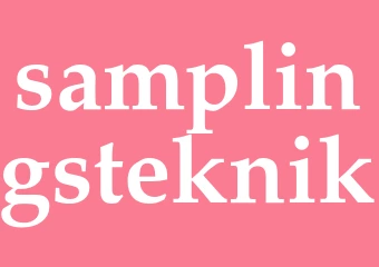 Synonym samplingsteknik