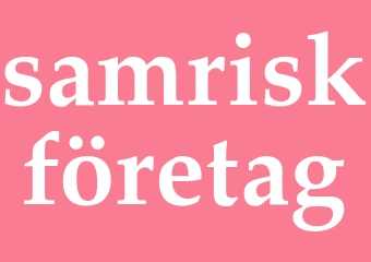 Synonym samriskföretag