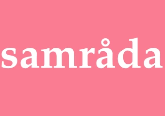 Synonym samråda