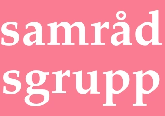 Synonym samrådsgrupp