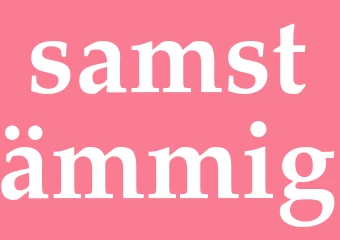 Synonym samstämmig