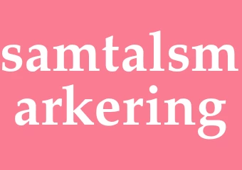 Synonym samtalsmarkering
