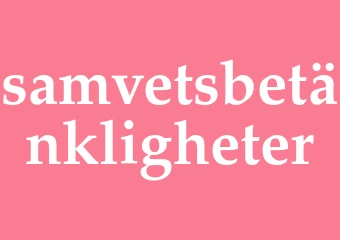 Synonym samvetsbetänkligheter