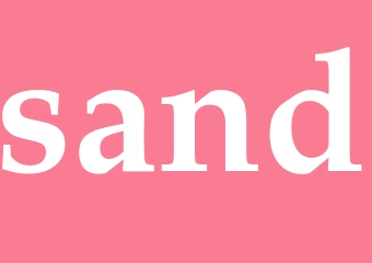 Synonym sand