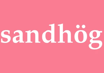 Synonym sandhög