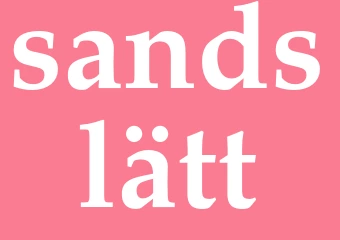Synonym sandslätt
