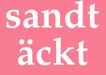 Synonym sandtäckt