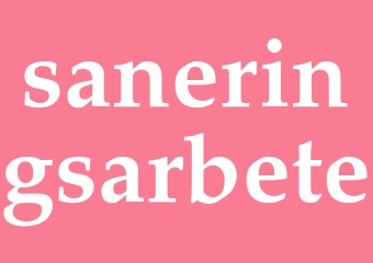 Synonym saneringsarbete