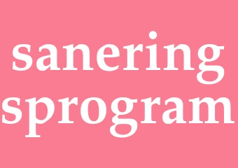 Synonym saneringsprogram