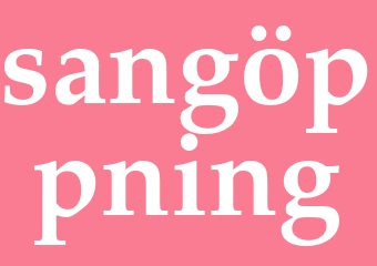 Synonym sangöppning