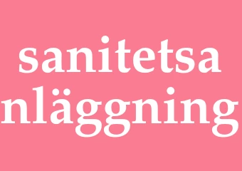 Synonym sanitetsanläggning