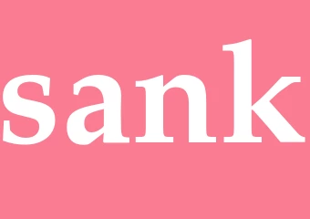 Synonym sank