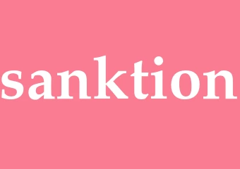 Synonym sanktion