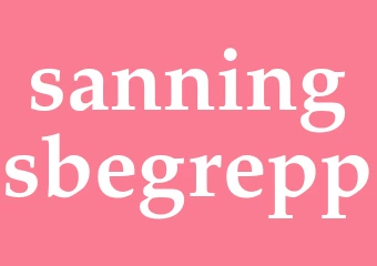 Synonym sanningsbegrepp