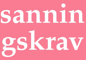Synonym sanningskrav