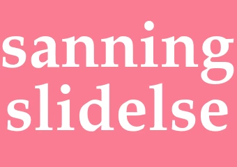 Synonym sanningslidelse