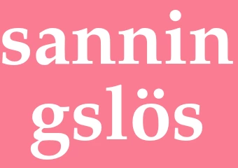 Synonym sanningslös