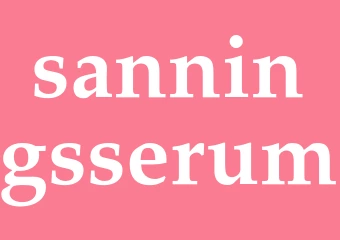 Synonym sanningsserum