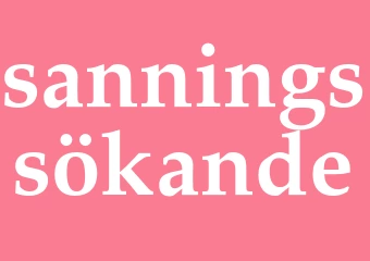 Synonym sanningssökande