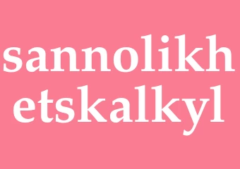 Synonym sannolikhetskalkyl