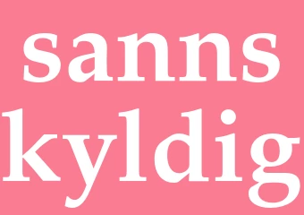 Synonym sannskyldig