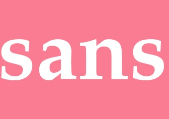 Synonym sans