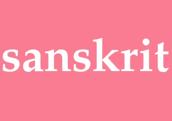 Synonym sanskrit
