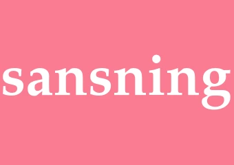 Synonym sansning