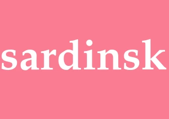 Synonym sardinsk