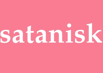 Synonym satanisk