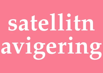 Synonym satellitnavigering