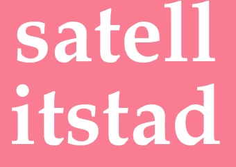 Synonym satellitstad