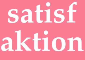 Synonym satisfaktion