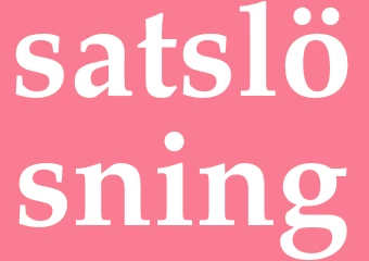 Synonym satslösning