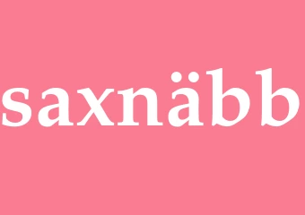 Synonym saxnäbb