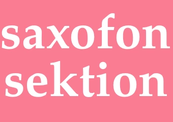 Synonym saxofonsektion