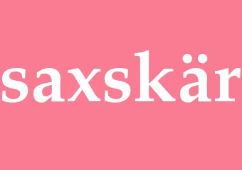 Synonym saxskär