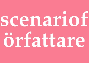 Synonym scenarioförfattare