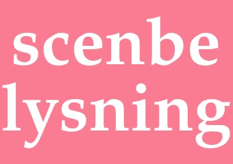Synonym scenbelysning